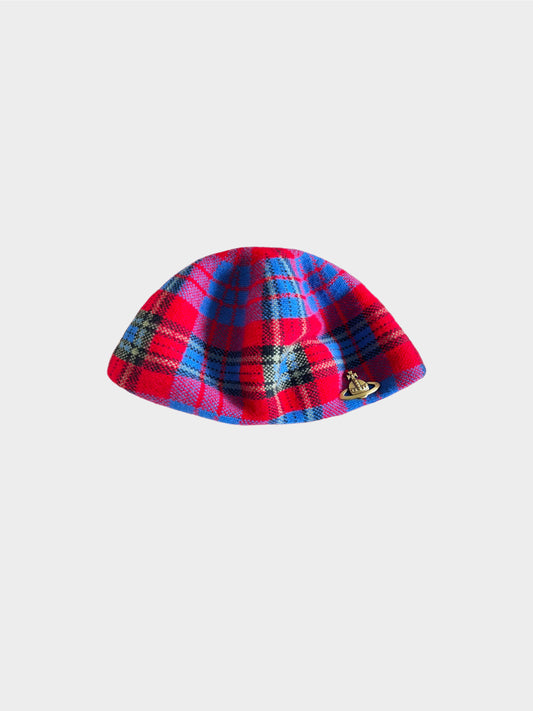 Vivienne Westwood 2000s Tartan Beret