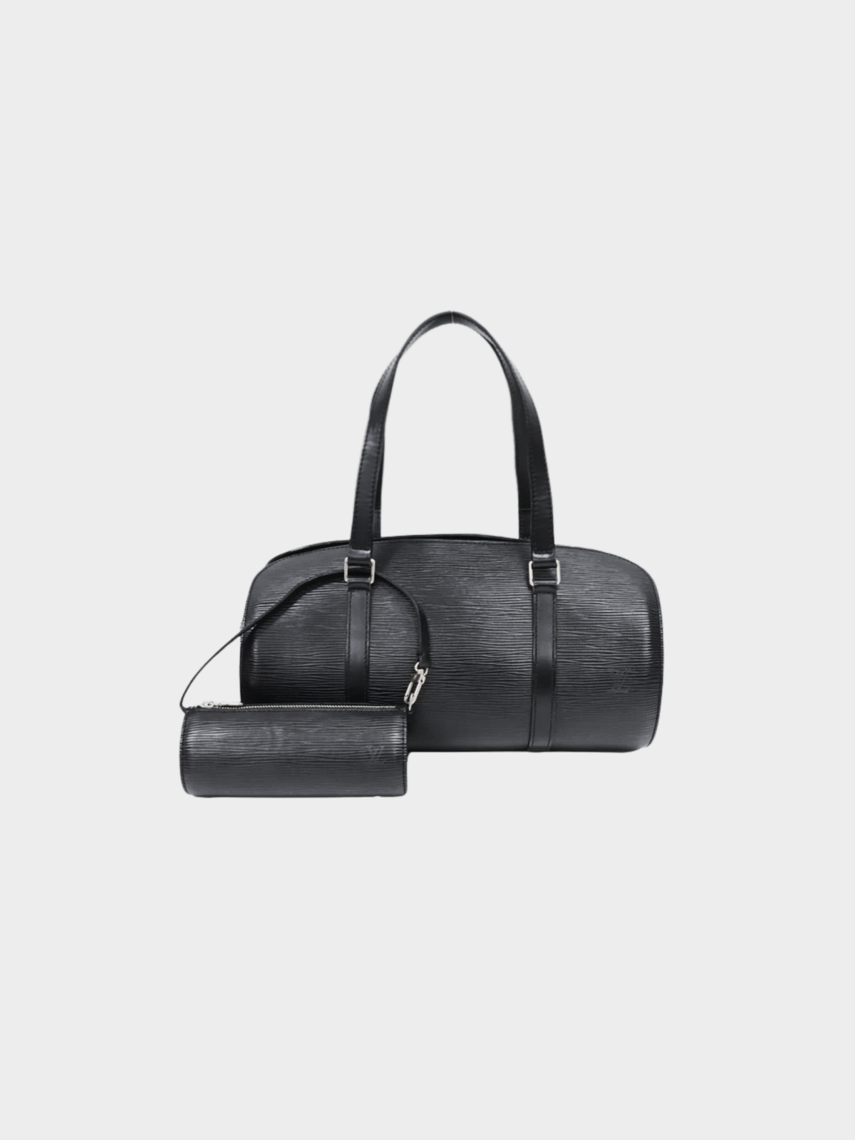 Louis Vuitton 2001 Noir Epi Leather Soufflot Bag