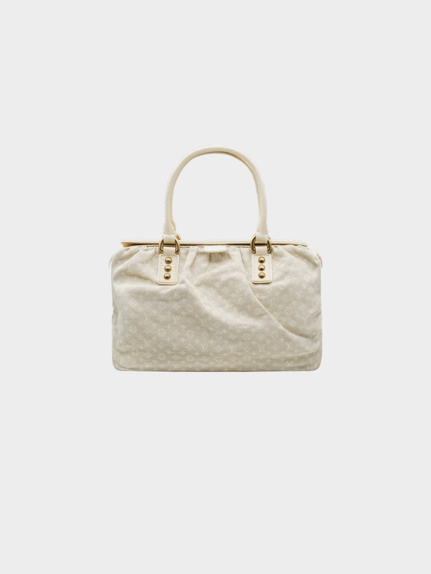 Louis Vuitton FW 2005 Biege Monogram Trapeze Handbag