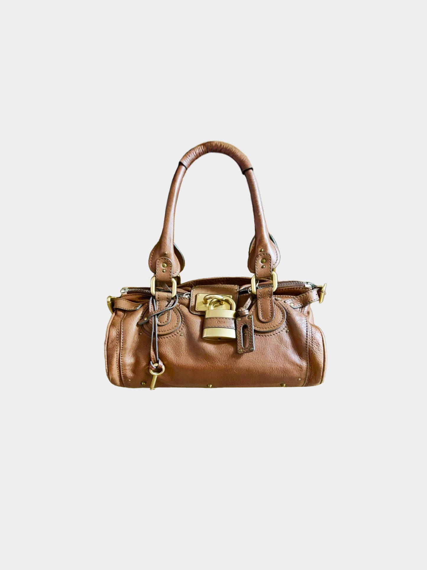 Chloe 2008 Brown Leather Paddington Bag