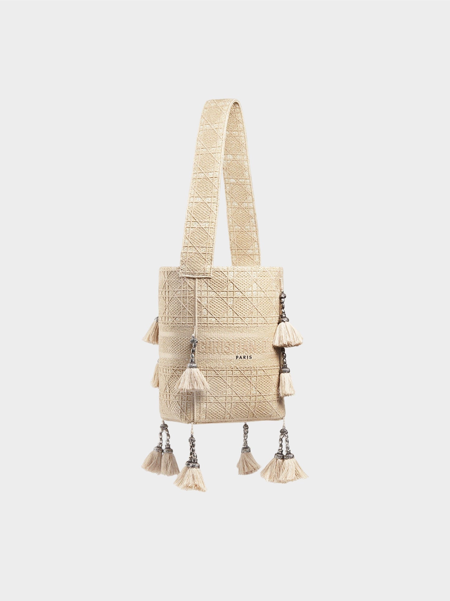 Christian Dior 2020 Beige D-Bubble Bucket Bag