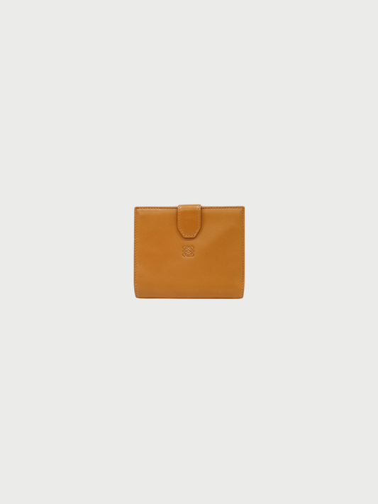 Loewe 2000s Brown Nappa Leather Anagram Wallet