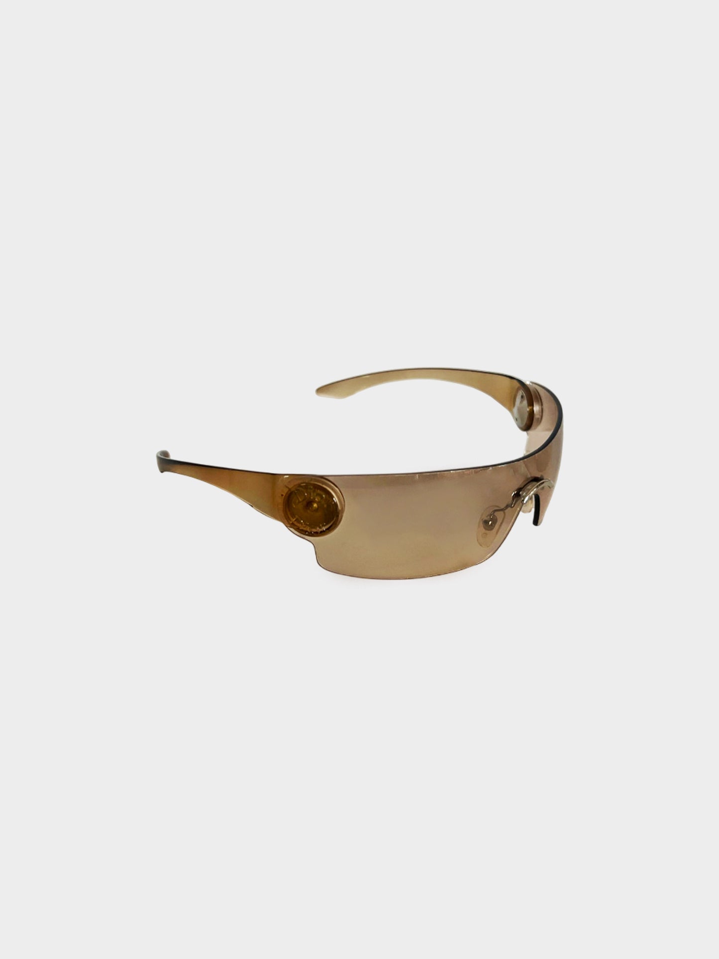 Christian Dior 2000s Gold Schlack 2 Sunglasses