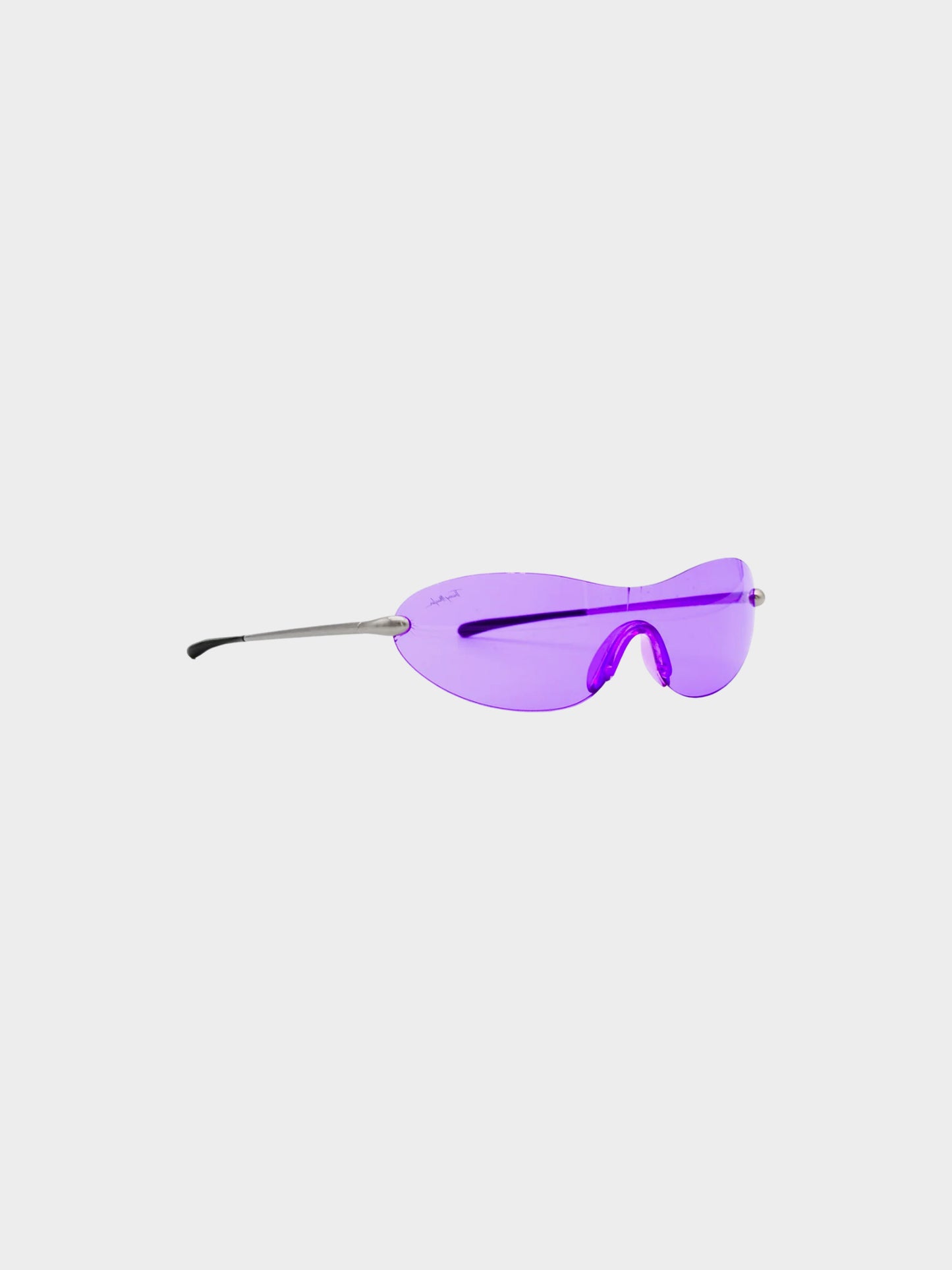 Thierry Mugler FW 2001 Purple Mono Lens Sunglasses