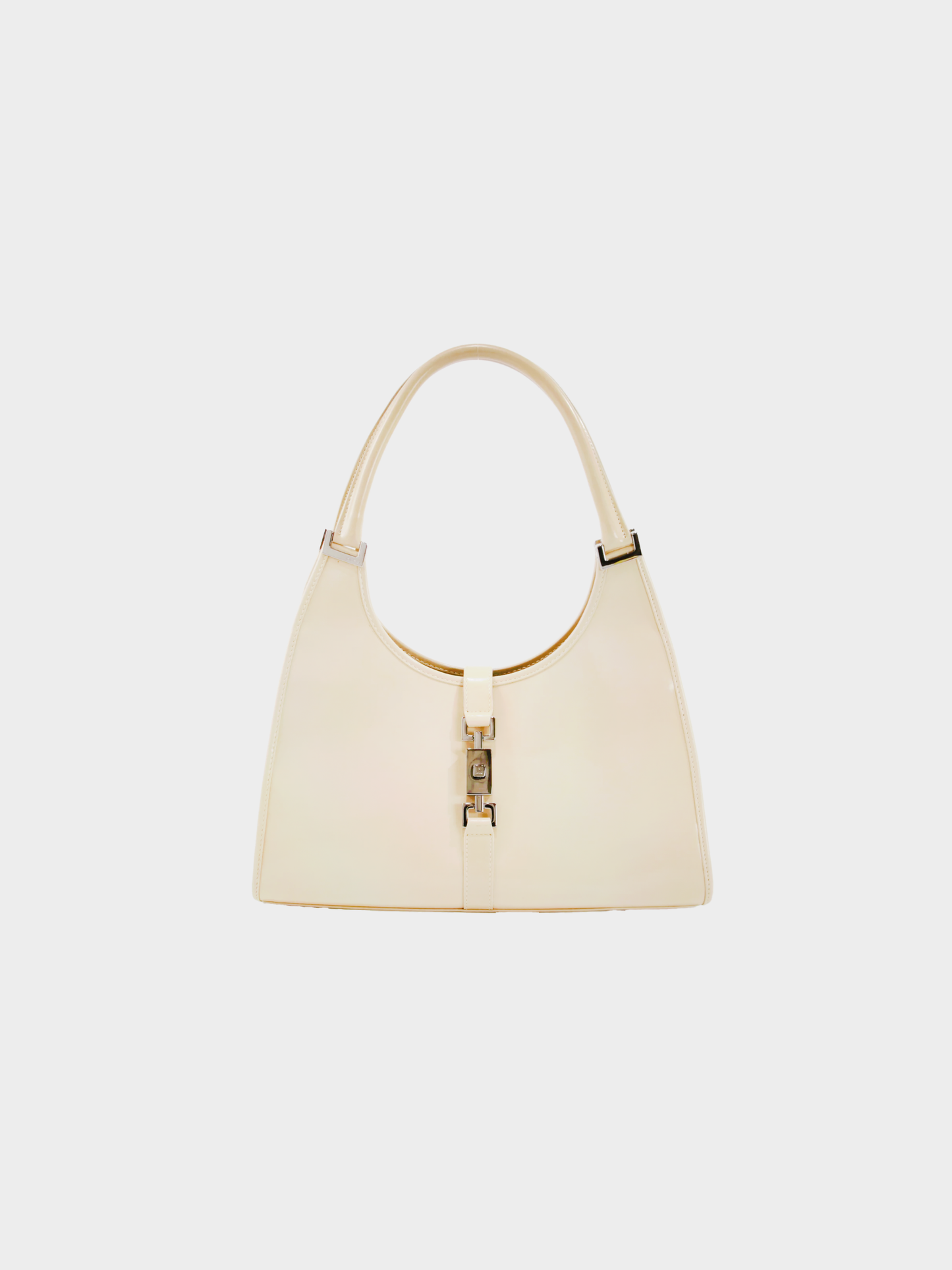 Gucci 2000s Beige Calfskin Jackie O Hobo Bag