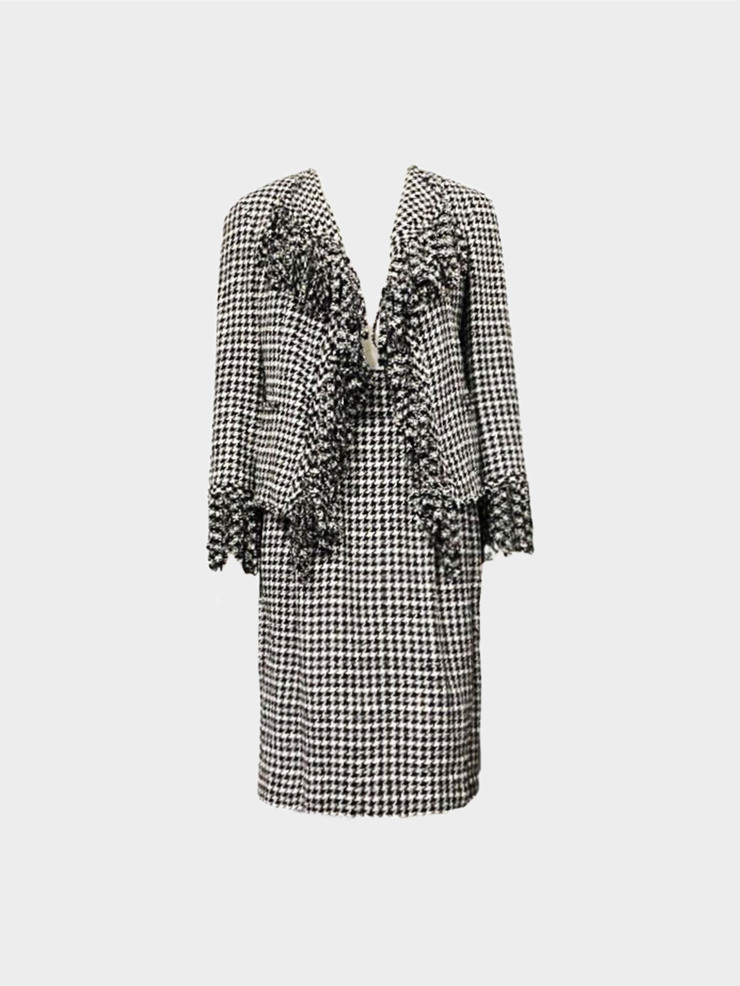 Chanel SS 2007 Houndstooth Tweed Set