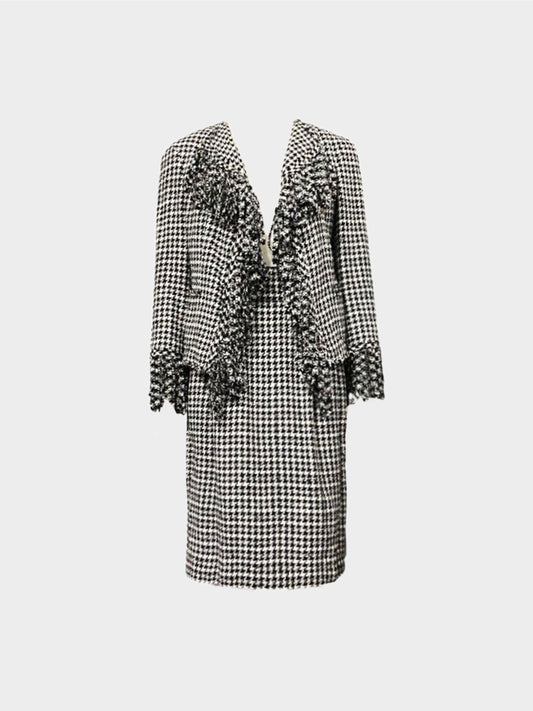 Chanel SS 2007 Houndstooth Tweed Set