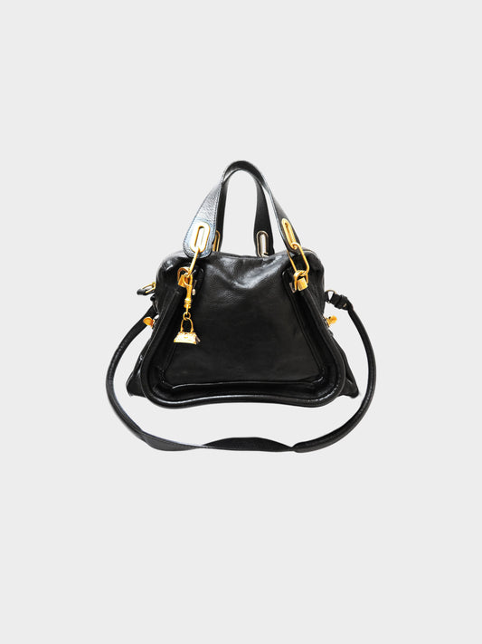 Chloé 2010 Black Leather Paraty Handbag