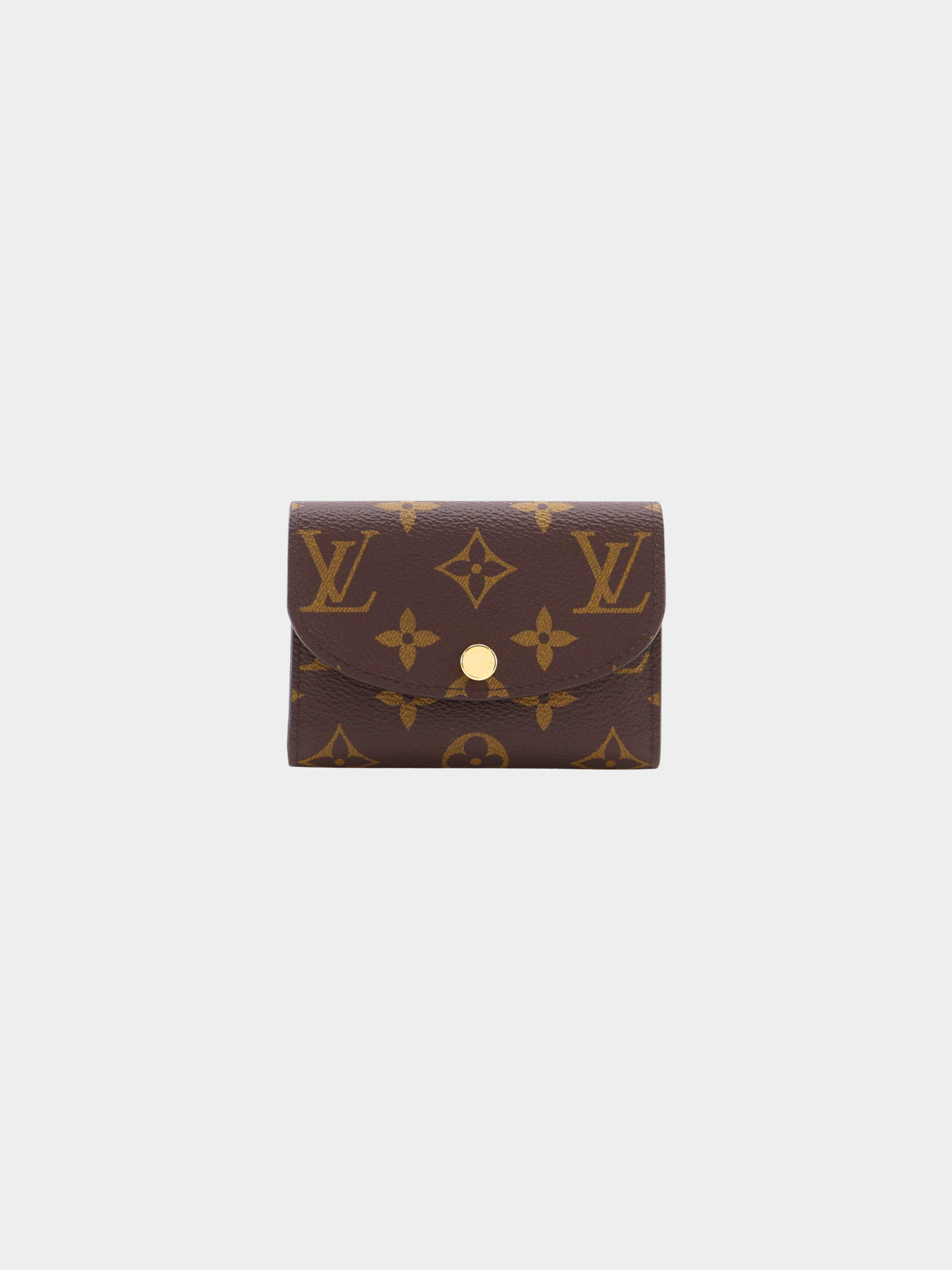 Louis Vuitton 2010s Brown Fuchsia Monogram Portomone Rosalie Coin Purse