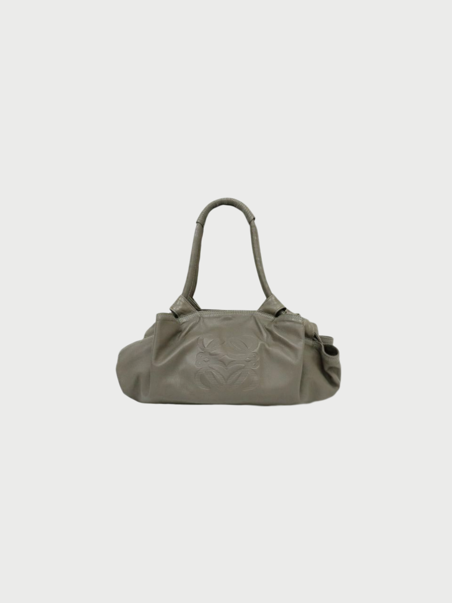 Loewe 2000s Grey Nappa Aire Bag