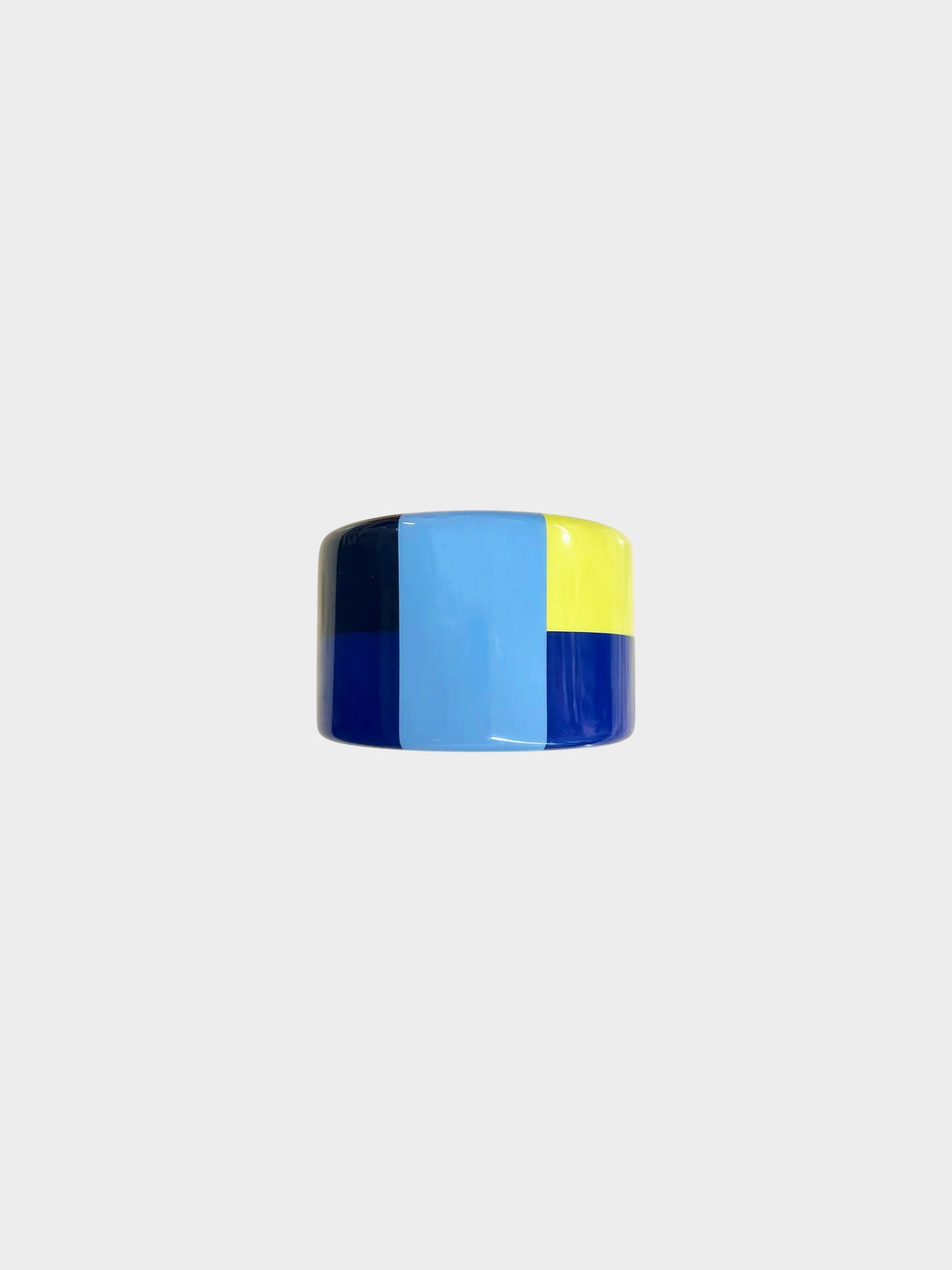 Hermès 2020s Color Block Lucite Wide Bangle