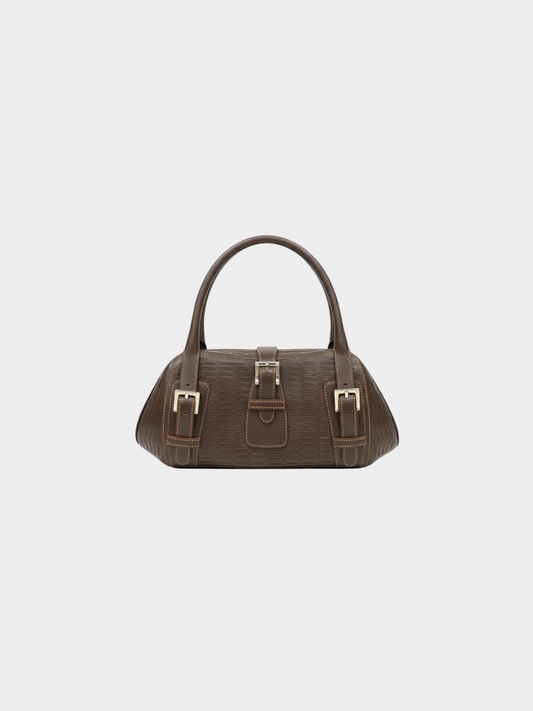 Loewe 2000s Brown Leather Senda Bag
