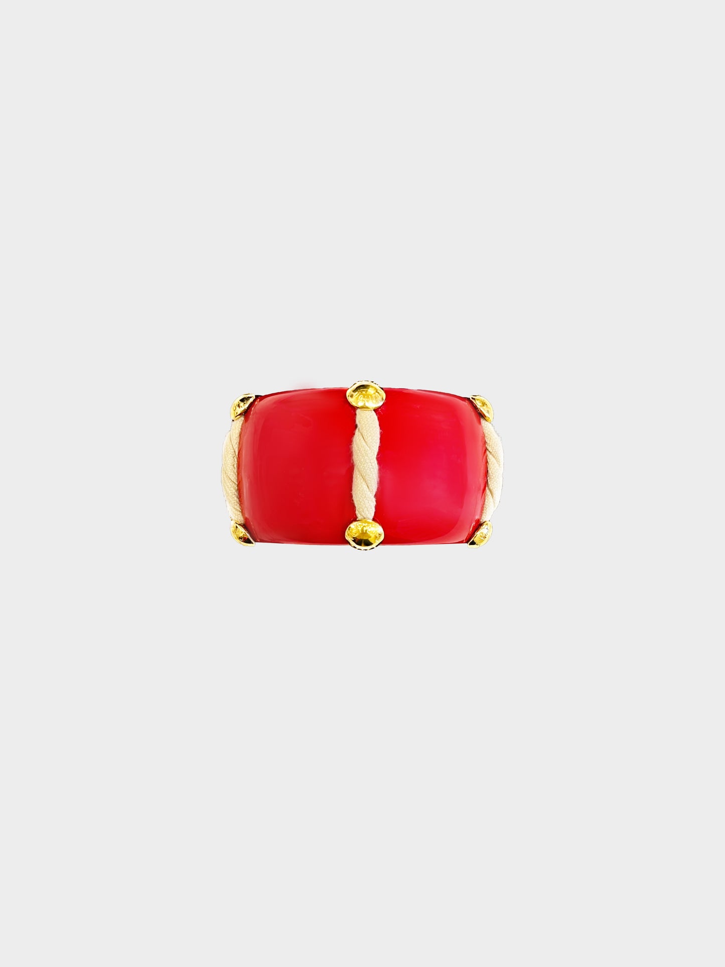 Louis Vuitton Cruise 2010 Red Shine Rope Bracelet