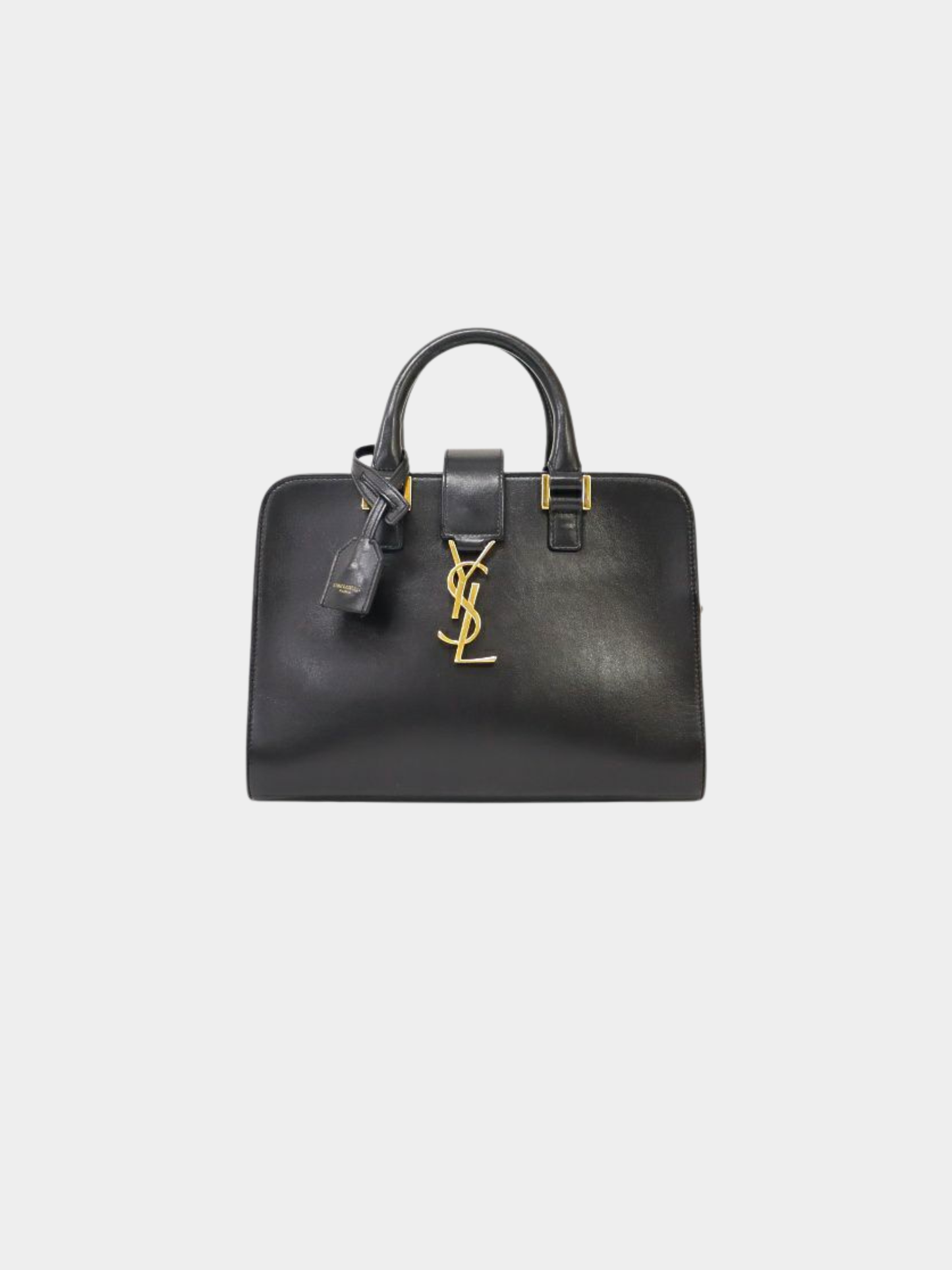 Yves Saint Laurent 2010s Black Baby Cabas Bag