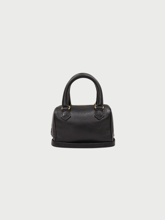 Celine 2020s Black Leather Mini 2Way Bag