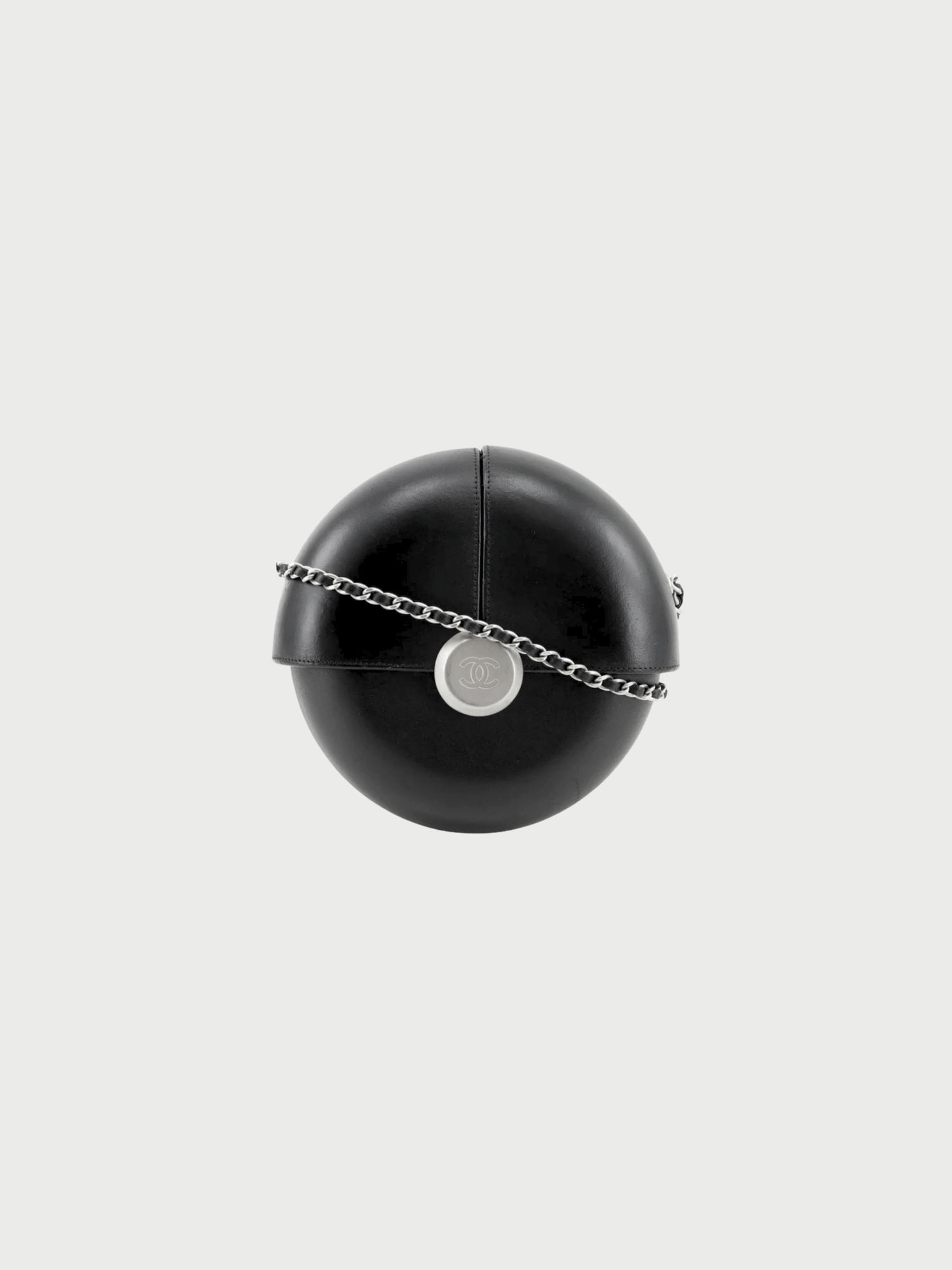 Chanel 2016 Black Leather Evening In The Air Chain Shoulder Bag