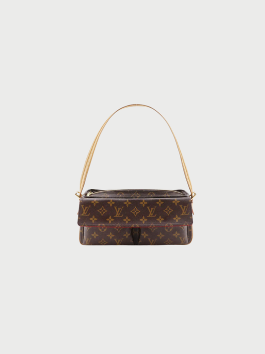 Louis Vuitton 2004 Monogram Canvas Viva Cité MM Shoulder Bag