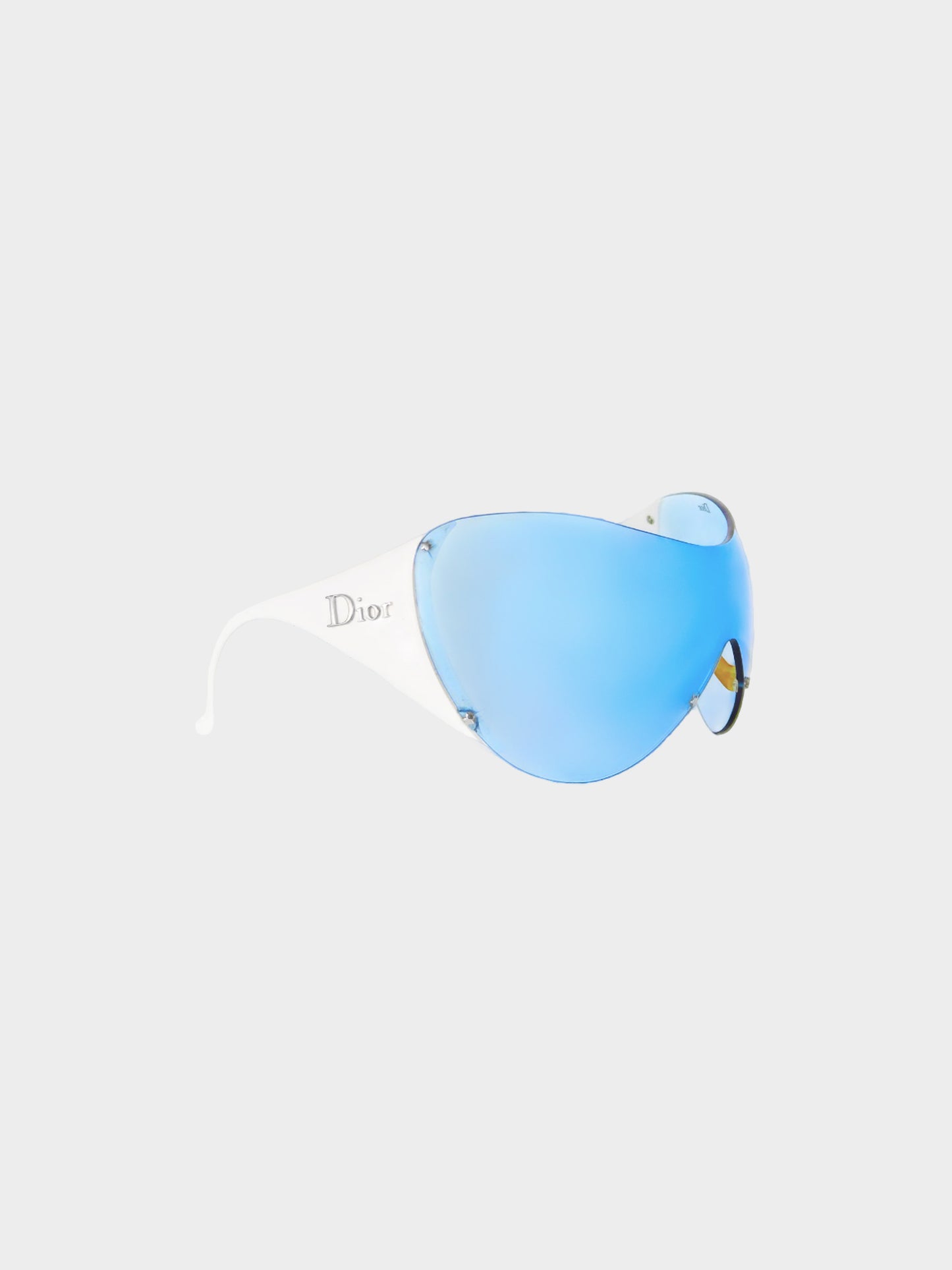 Christian Dior 2000s Blue and White Ski Sunglasses