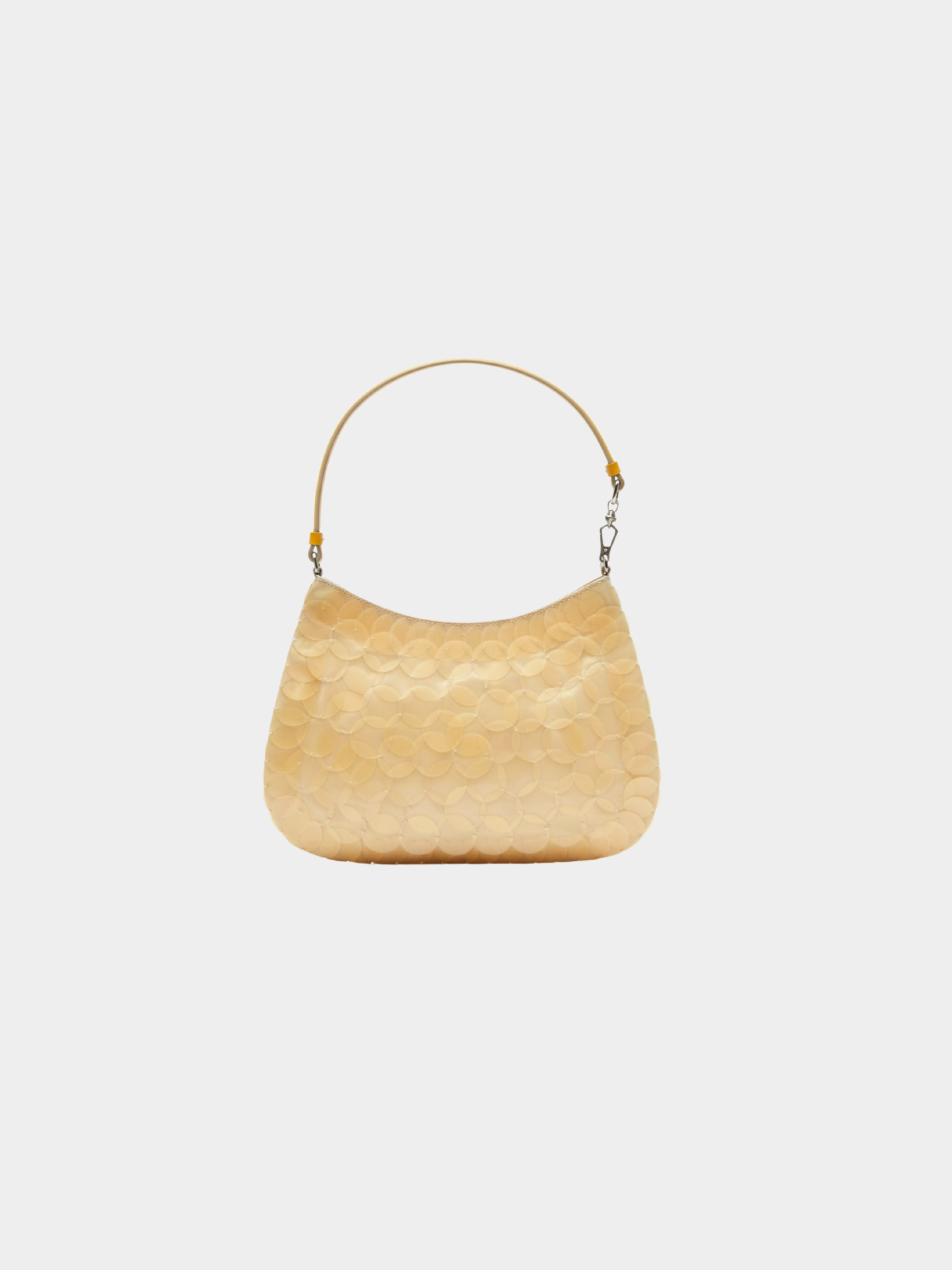 Prada 2000s Ivory Sequin Shoulder Bag