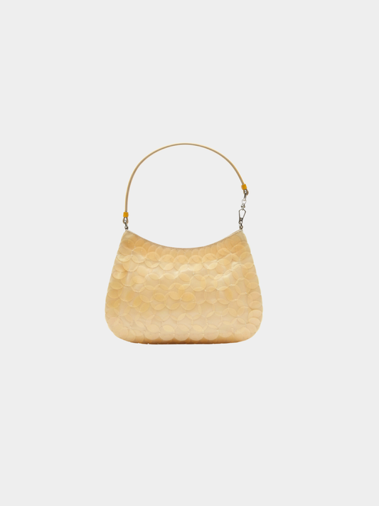 Prada 2000s Ivory Sequin Shoulder Bag