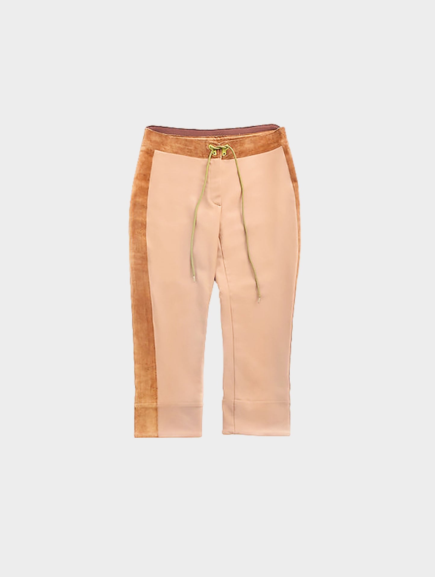 Miu Miu FW 1999 Rare Beige Nylon and Suede Pants