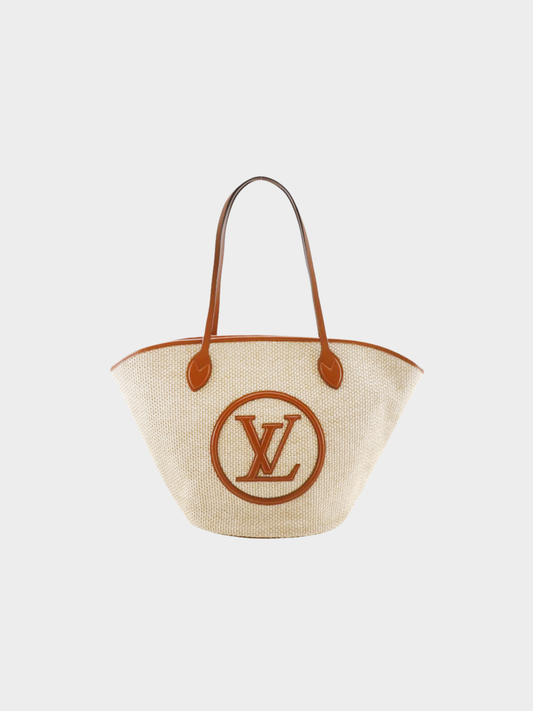 Louis Vuitton 2020s Beige Raffia Saint Jacques NM Tote Bag