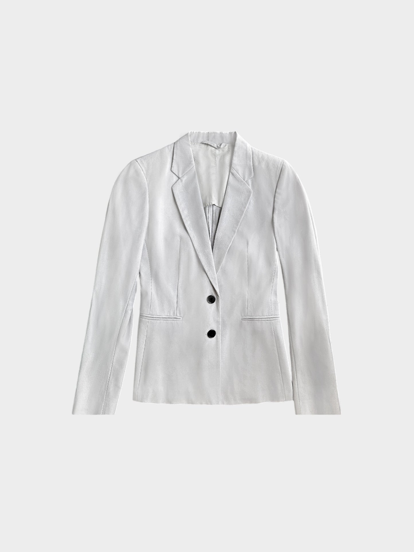 Maison Martin Margiela SS 2004 Grey Two-button-Closure Jacket