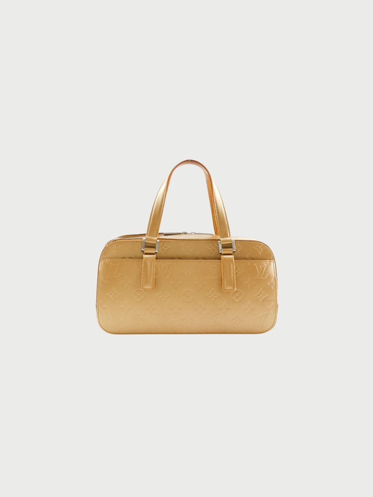 Louis Vuitton 2003 Ambre Gold Monogram Mat Shelton Handbag