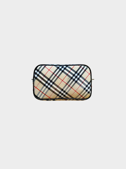 Burberry 2000s Blue Label Nova Check Pouch