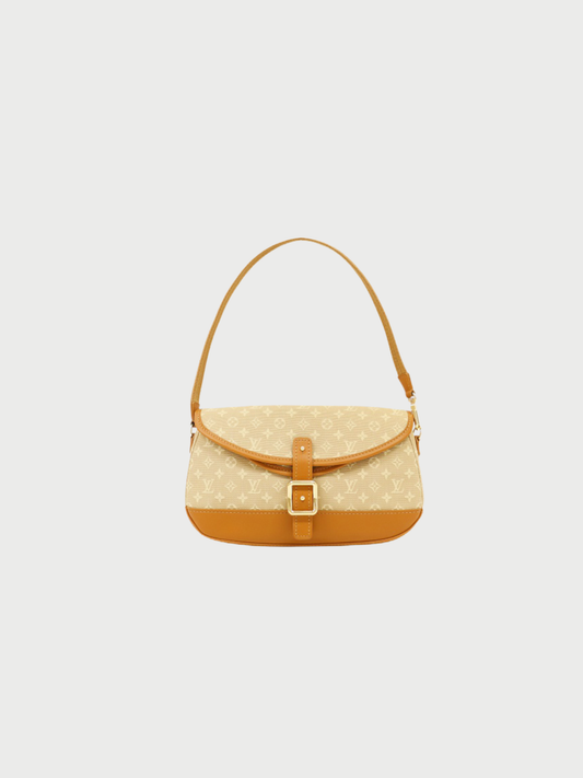 Louis Vuitton 2004 Beige Monogram Mini Marjorie Shoulder Bag