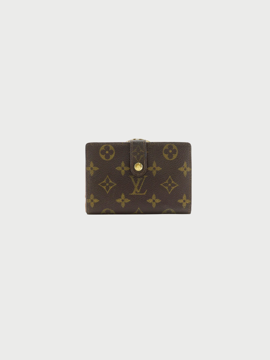 Louis Vuitton 1990s Brown Monogram Canvas Portefeuille Viennois Bi-Fold Wallet