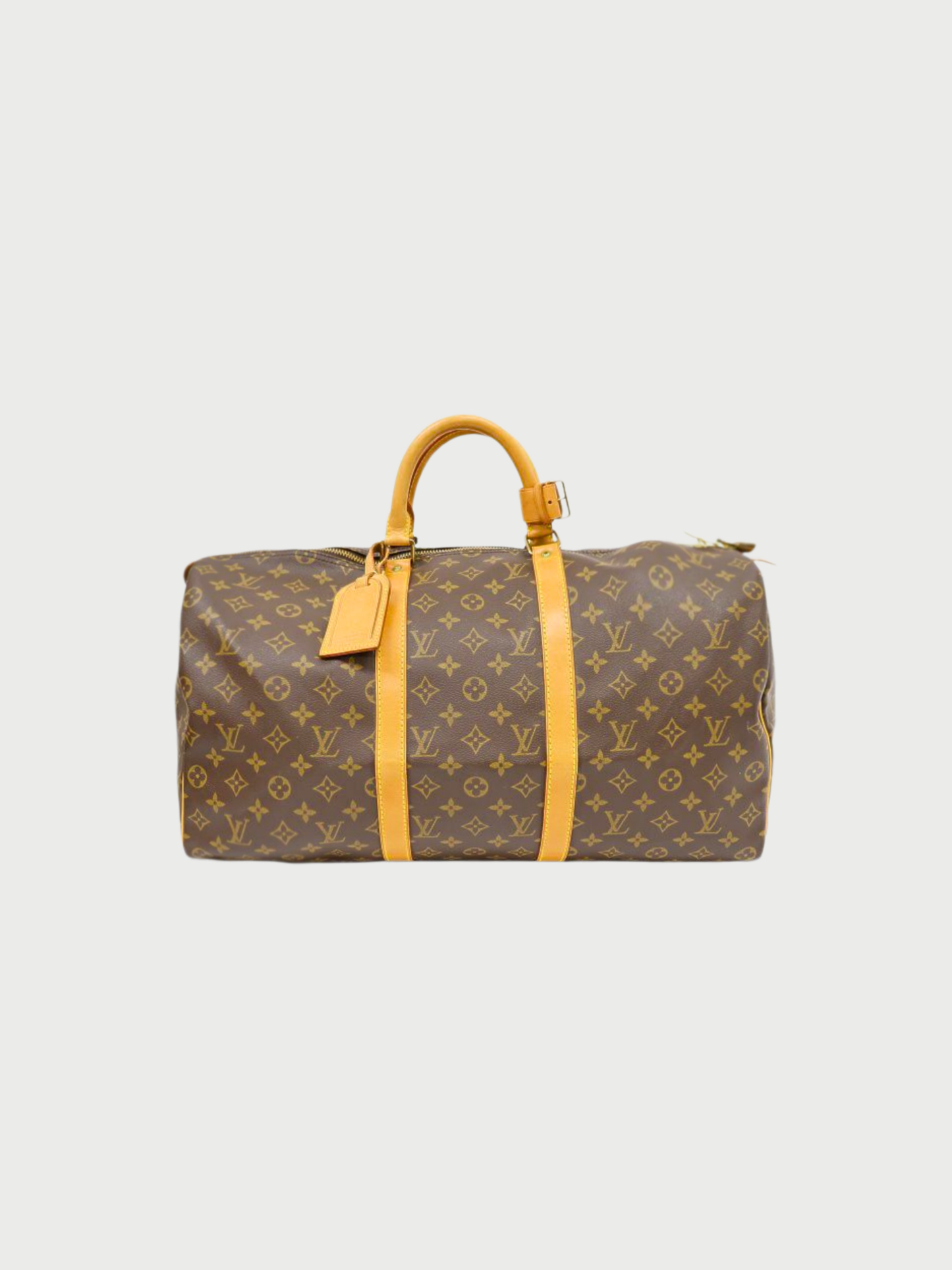 Louis Vuitton 1990s Brown Monogram Keepall 50 Bag