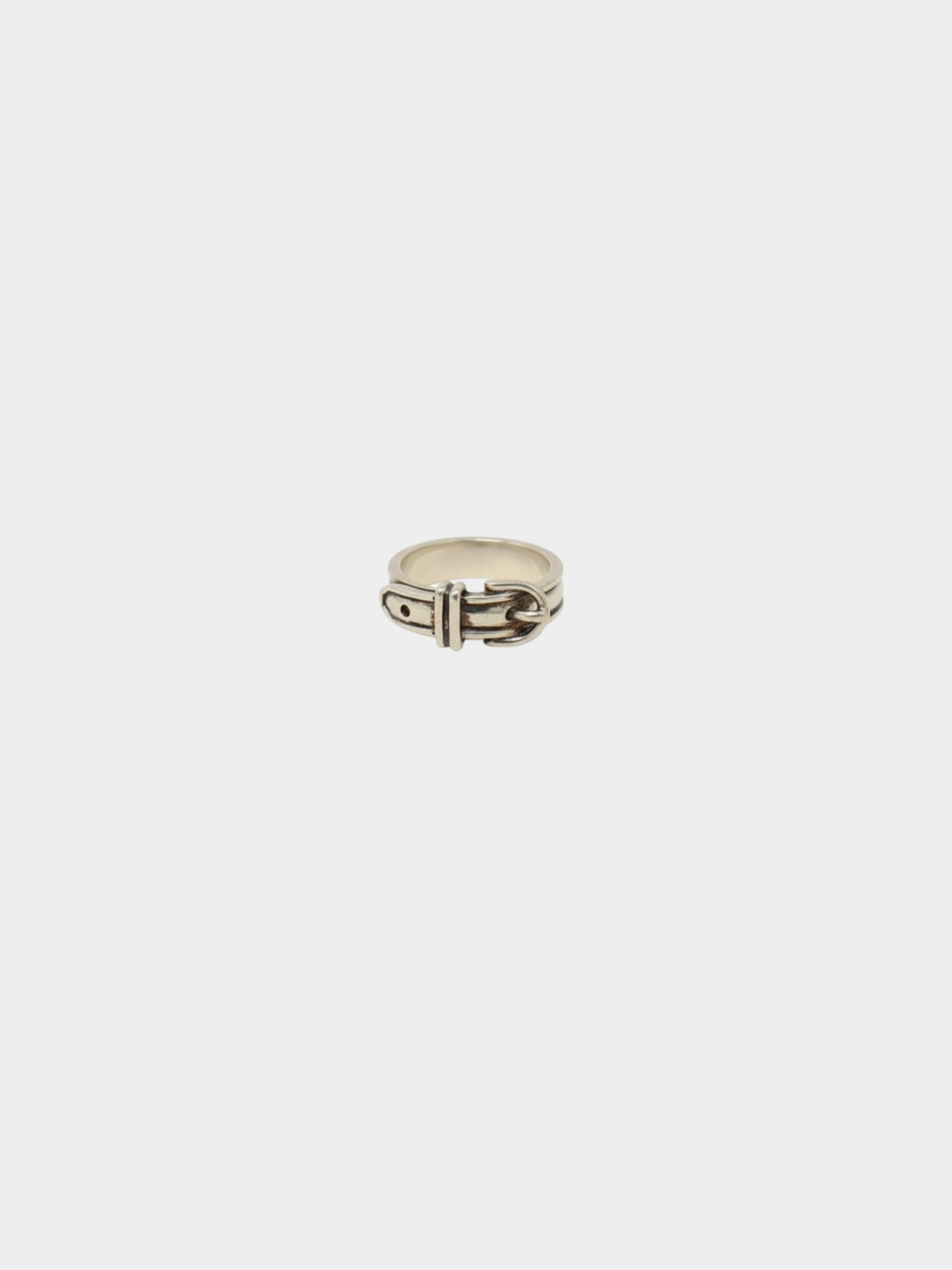 Hermès 2000s Silver 925 Ceinture Ring