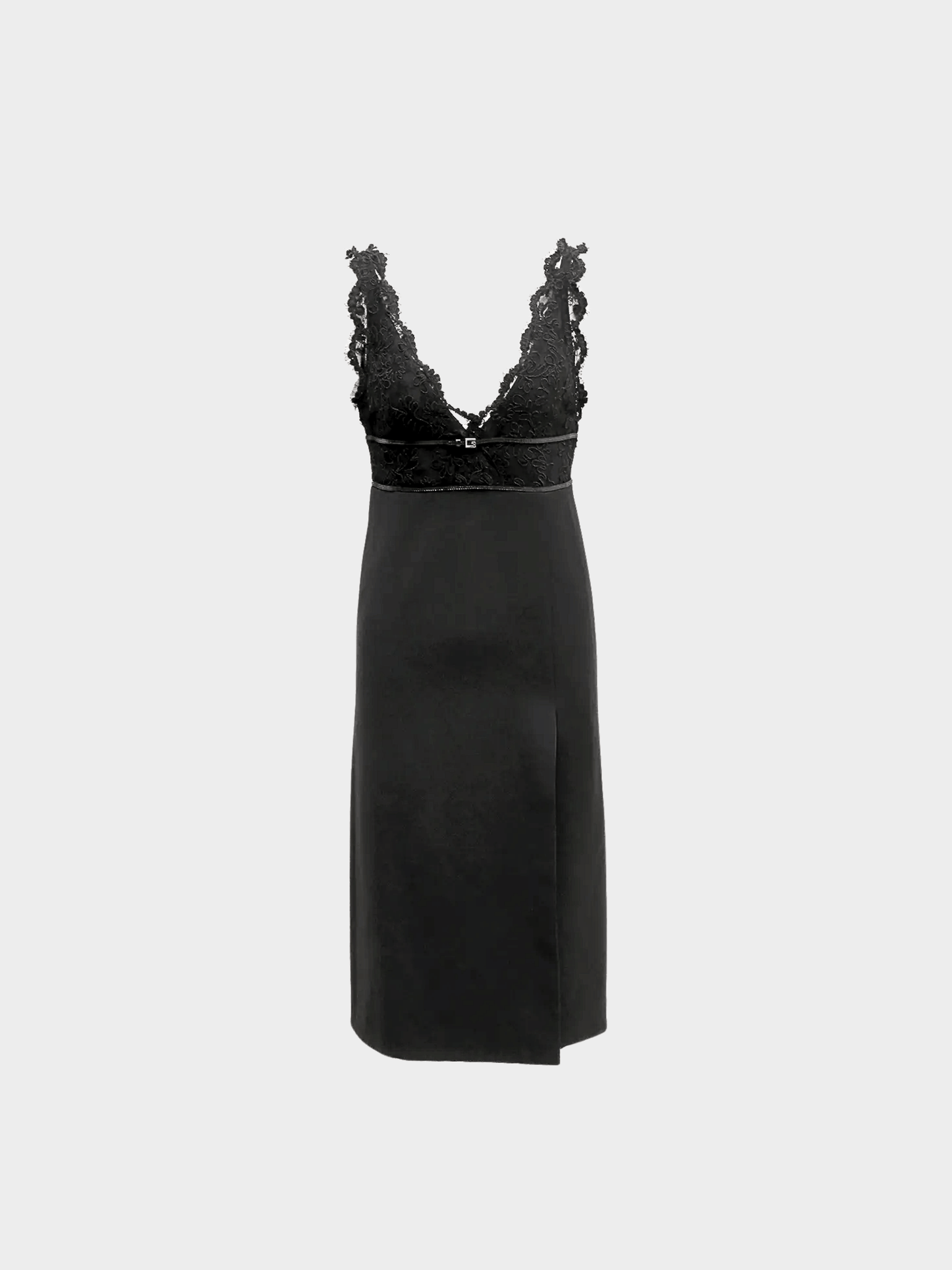 Gucci 2010s Black Acetate Lace Dress