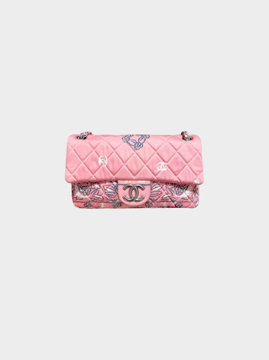 Chanel 2013 Pink Bandana Rare Flap