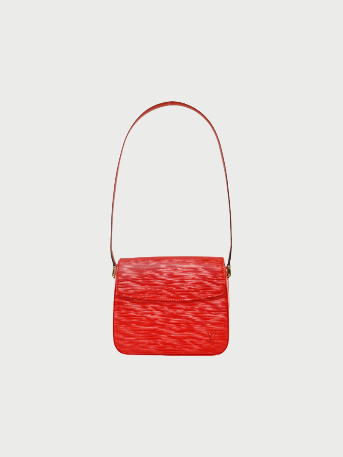 Louis Vuitton 1999 Castilian Red Epi Leather Buci Bag