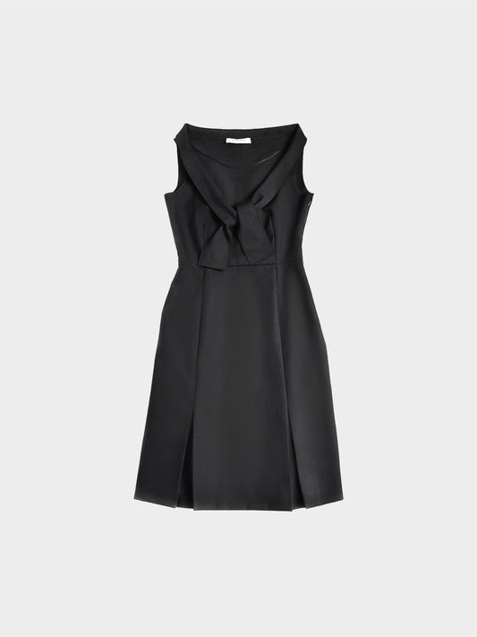 Miu Miu FW 2000 Black Runway Knot Dress