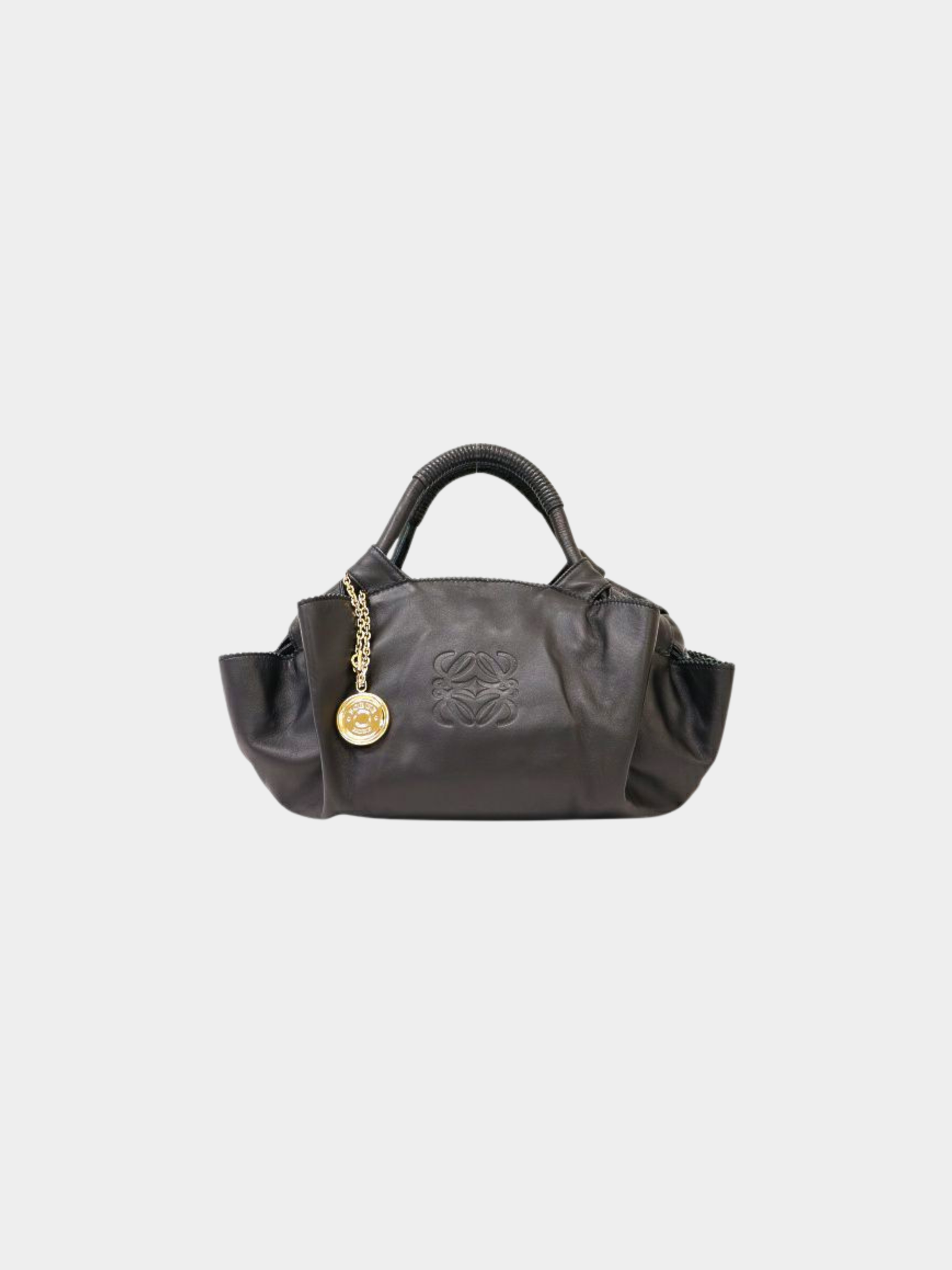 Loewe 2000s Black Leather Nappa Aire Bag