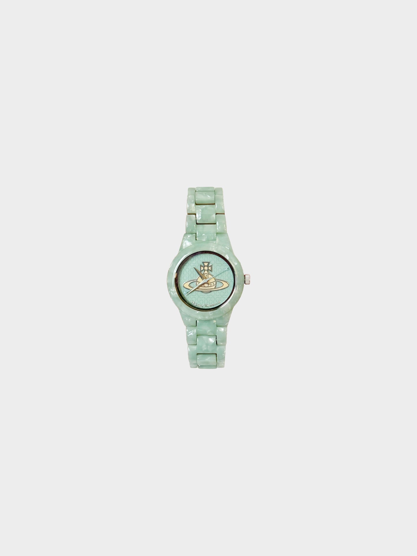 Vivienne Westwood 2000s Jade Green Orb Watch