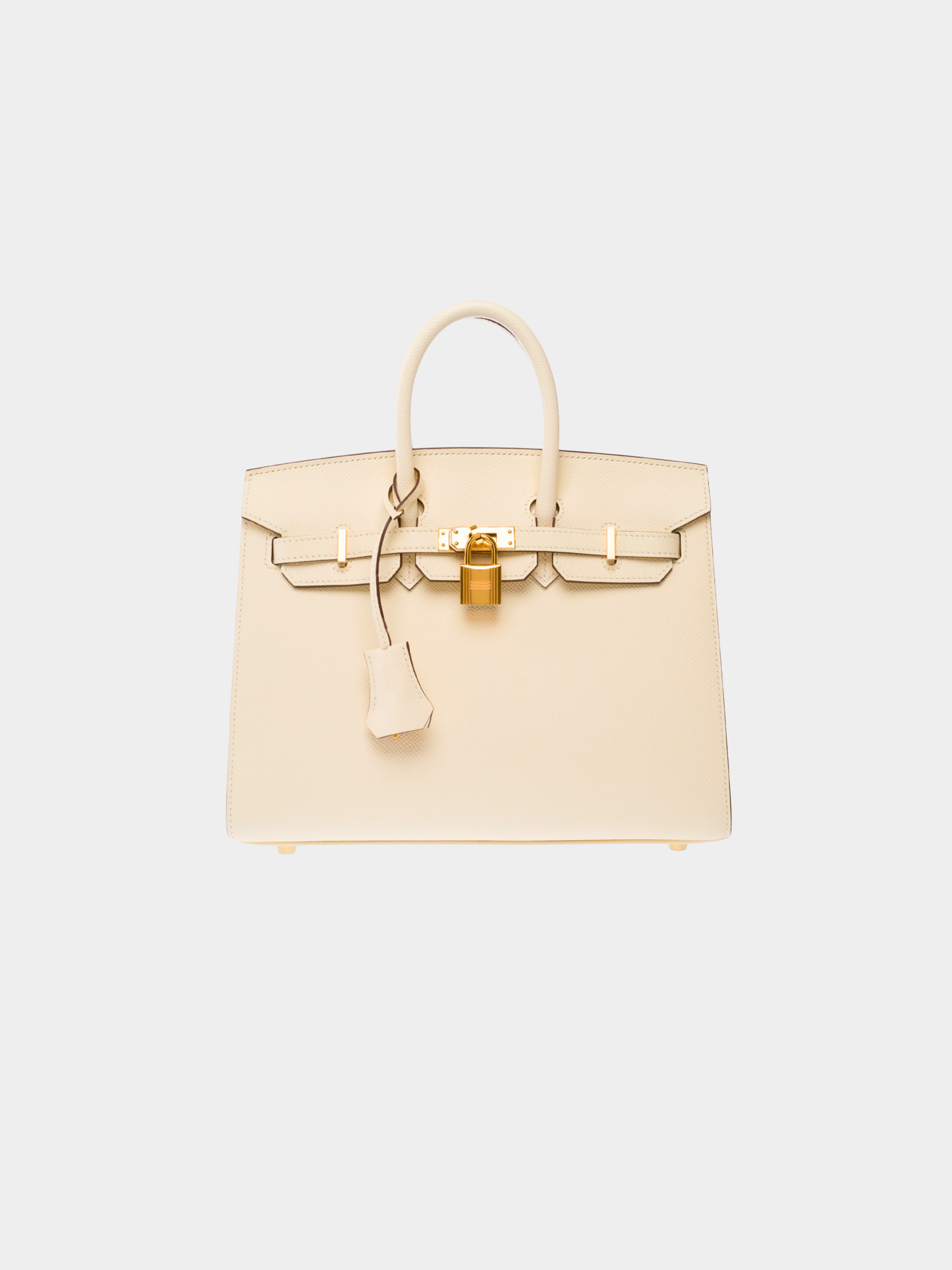 Hermès 2020s Beige Epsom Birkin 25 Sellier Bag