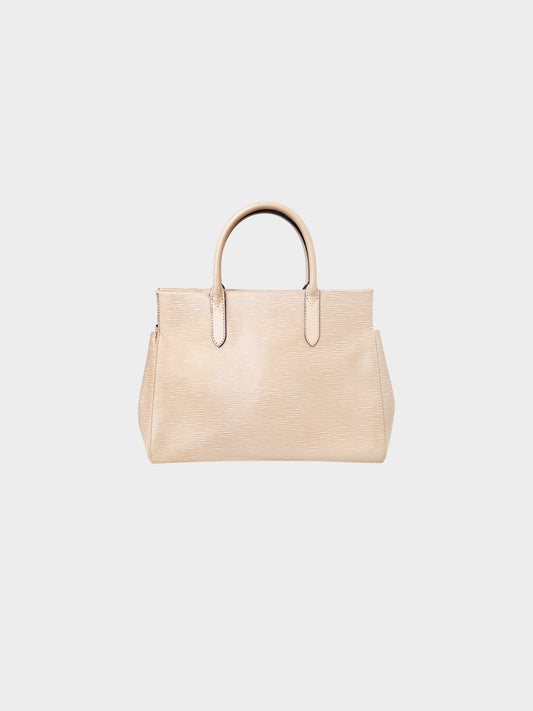 Louis Vuitton 2010s Beige Epi Marly MM 2-way Handbag