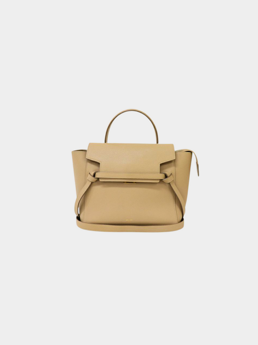 Celine 2010s Beige Belt Bag Micro