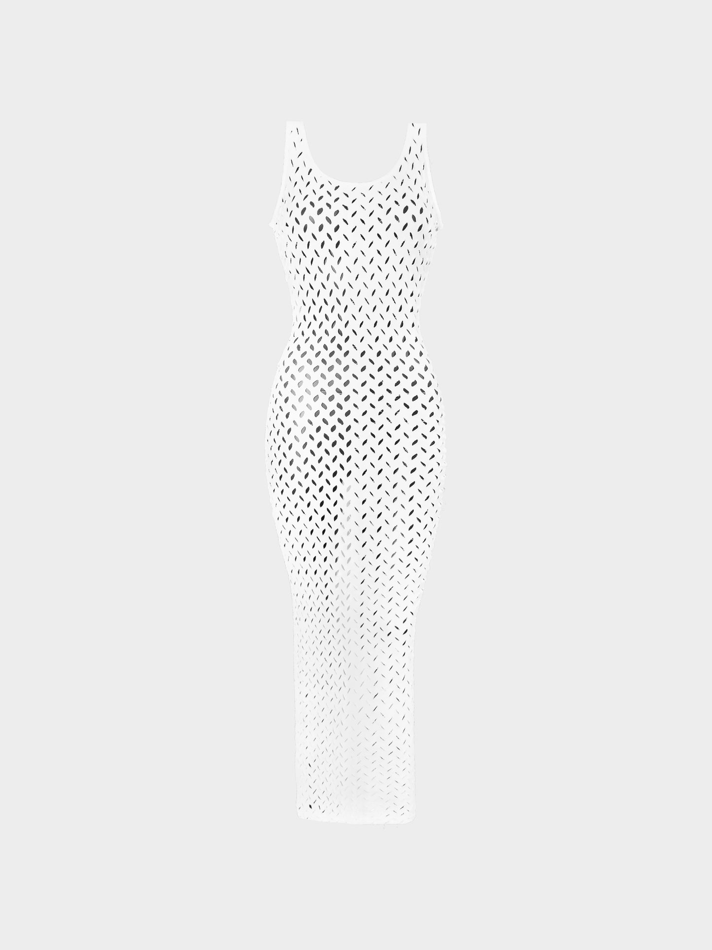 Vivienne Westwood SS 1991 White Polycotton Fitted Long Dress