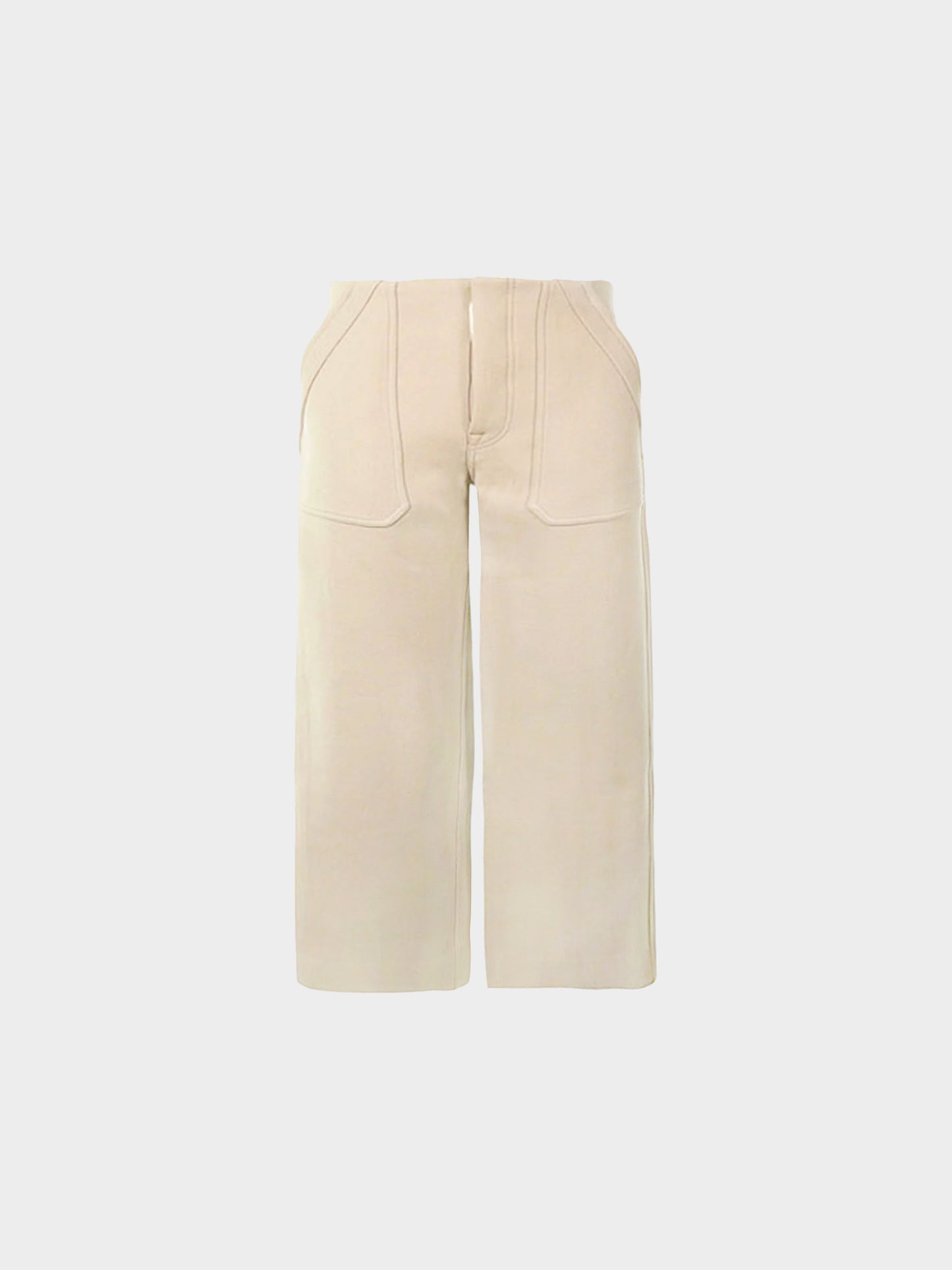 Céline by Phoebe Philo Mid-2010s Beige Wool Pants
