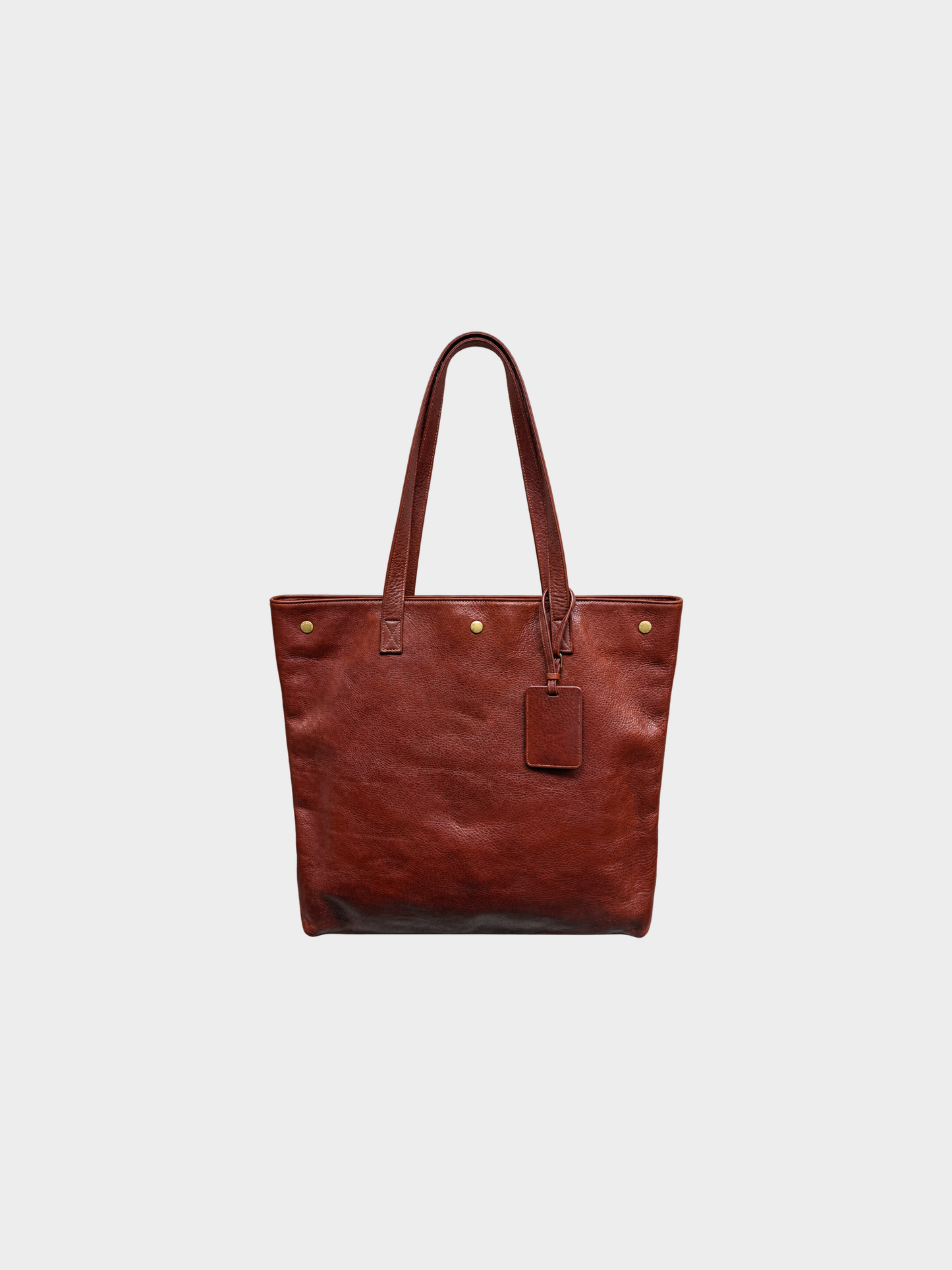 Yves Saint Laurent 2000s Brown Leather Tote Bag