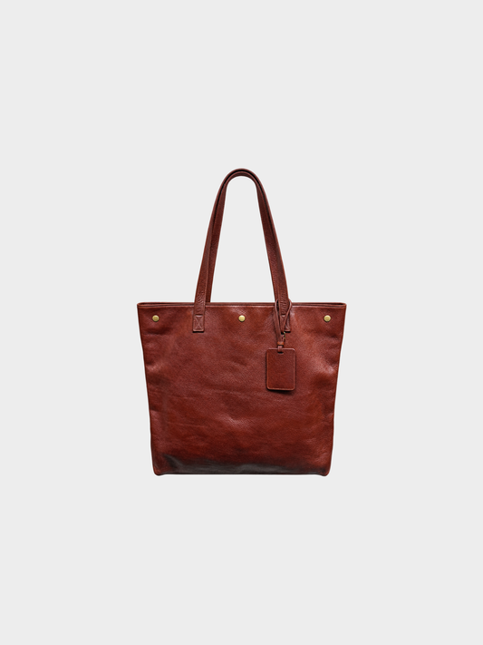 Yves Saint Laurent 2000s Brown Leather Tote Bag
