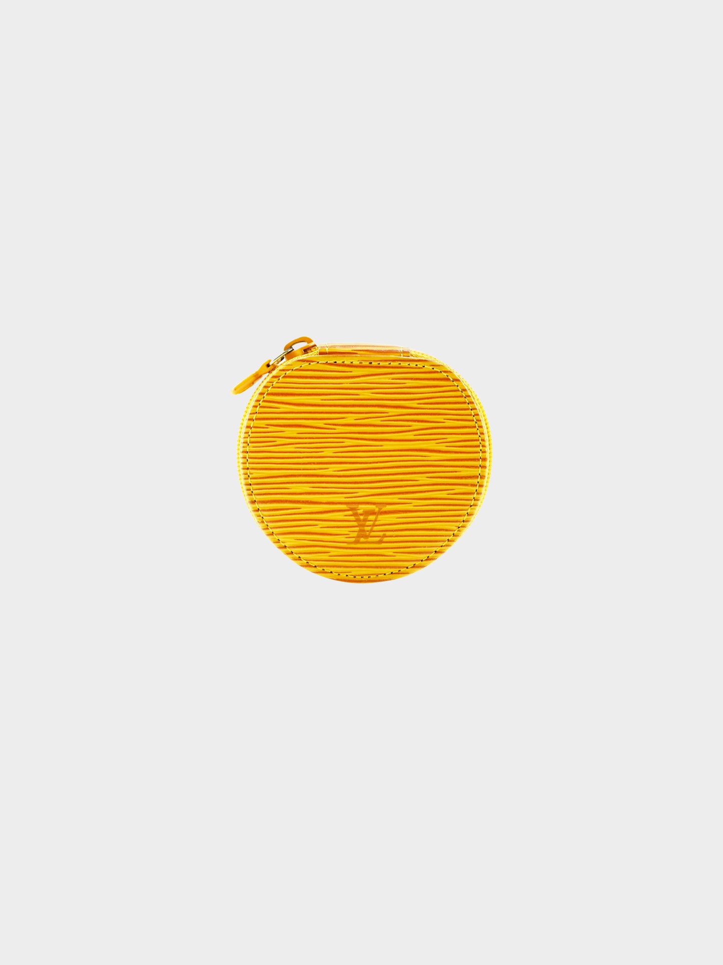 Louis Vuitton 2000s Yellow Epi Leather Ecrin Bijoux Jewelry Case