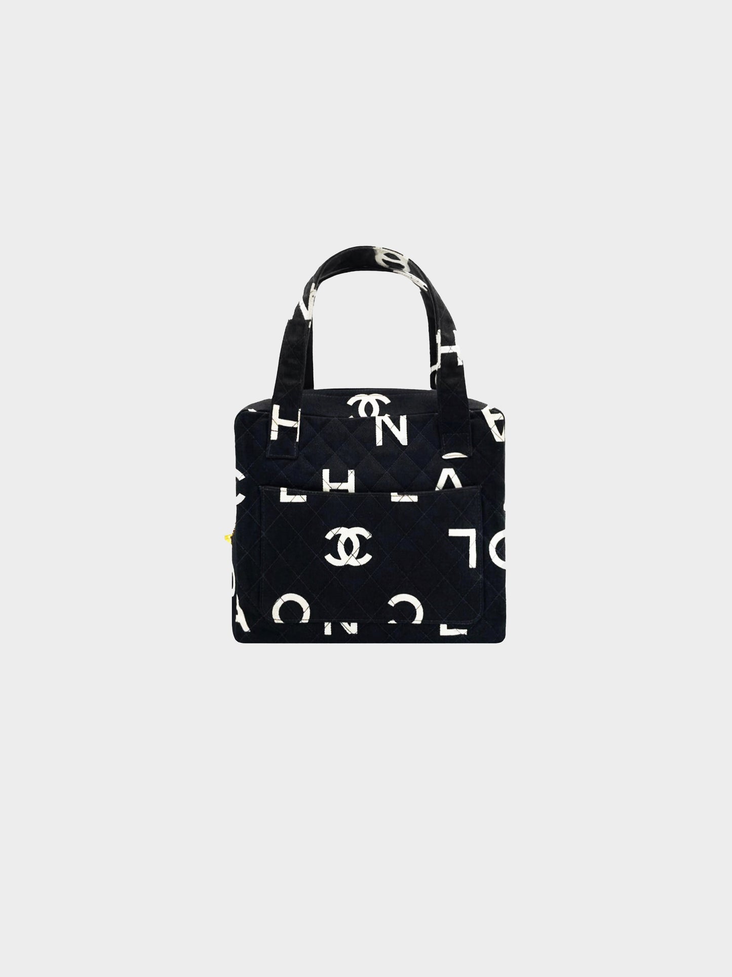 Chanel 1996-1997 COCO Logo Canvas Handbag