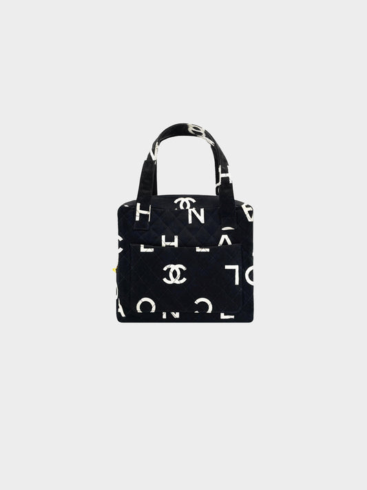 Chanel 1996-1997 COCO Logo Canvas Handbag