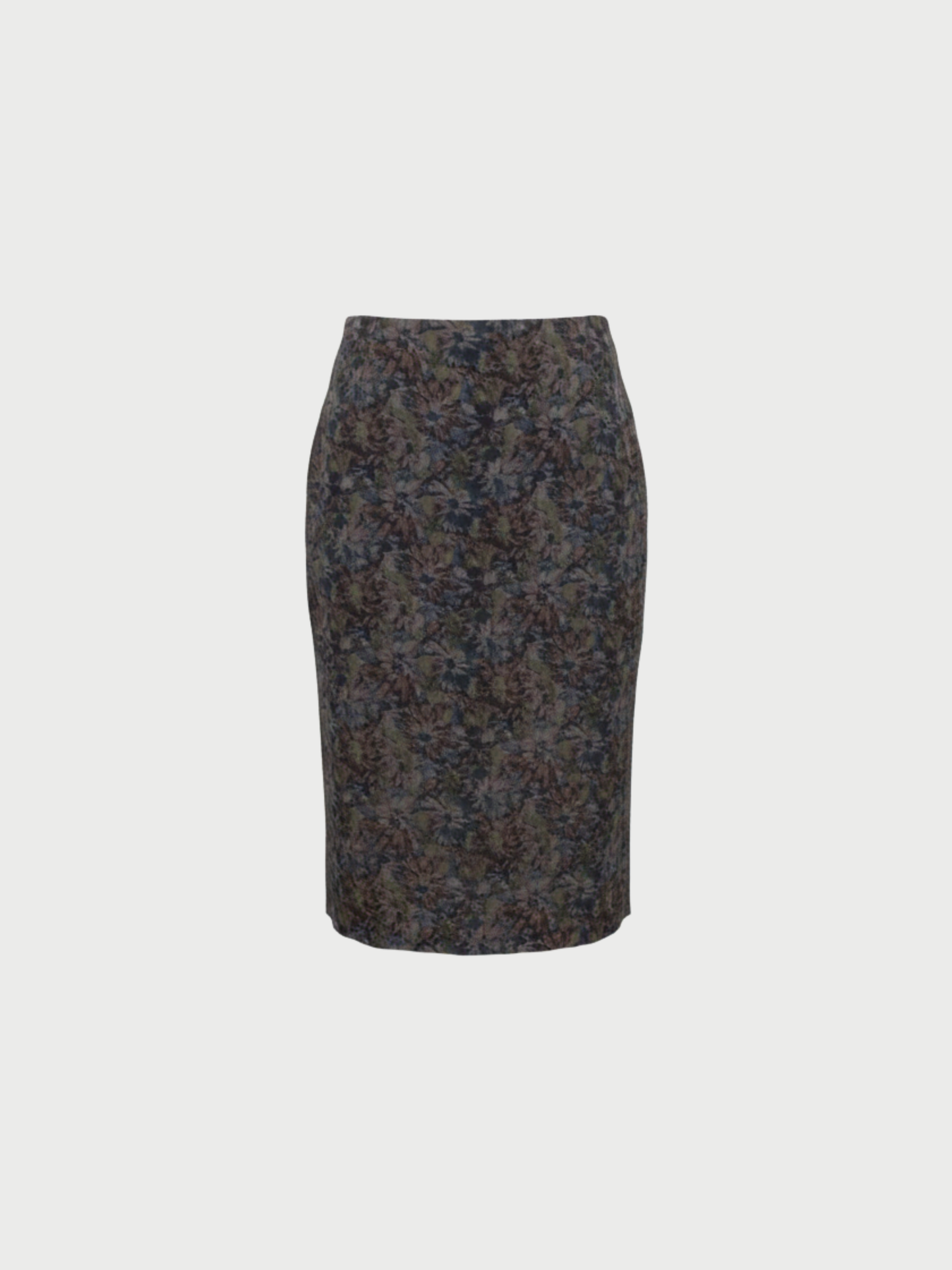 Maison Martin Margiela 2002 Gray Purple Green Viscose Skirt